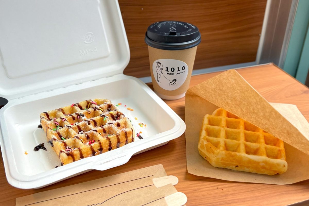 米粉ワッフルの写真